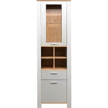Mäusbacher Standvitrine 63 x 44 x 203 cm Grau