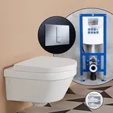 Villeroy & Boch Architectura Wand-WC mit WC-Sitz Weiß