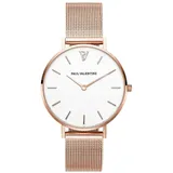 Paul Valentine Damen Armbanduhr MARINA ROSE GOLD MESH 32 MM PV32111