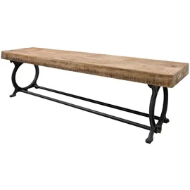 MASSIVMOEBEL24.DE Bank Altholz Mehrfarbig 200 x 40 x 45 cm