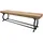 MASSIVMOEBEL24.DE Bank Altholz Mehrfarbig 200 x 40 x 45 cm