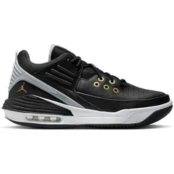 NIKE Herren Basketballschuhe JORDAN MAX AURA 5, BLACK/METALLIC GOLD-WHITE-WOLF GREY, 42