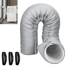 sevengirl AC-Schlauchisolierung PVC Hellgrau 12,7-15cm