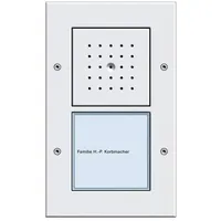 Gira Türstation AP 1fach 126666 reinweiß