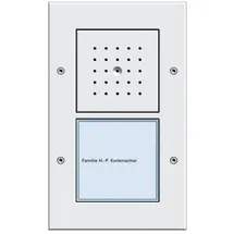 Gira Türstation AP 1fach 126666 reinweiß