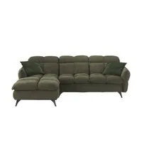 bobb Ecksofa Key West ¦ grün ¦ Maße (cm): B: 288 H: 106 T: 213