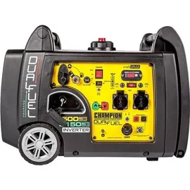 Champion Power Equipment mobiles Stromaggregat Benzin + Gas (3100 Watt, tragbarer Inverter Generator,