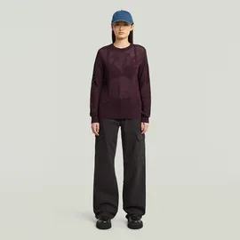 G-Star Pointelle Pullover Rot XS