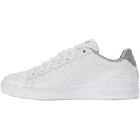 K-Swiss Damen Court Sneaker, White/Ashes of Roses/Cornstalk, 43 EU