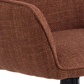 Actona 2er-Set Actona Stuhl Glenda Stoff Orange Terrakotta