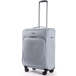 Stratic Reisekoffer  Mix Trolley 68 cm  erweiterbar  4 Rollen 60 l - Grau