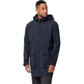 Jack Wolfskin Herren Norden Port Parka Mantel, Night Blue, XL EU