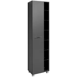 Midischrank in Grau offene Fächer