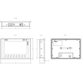 Siemens 6AV2123-2JB03-0AX0 SPS-Displayerweiterung 24 V/DC