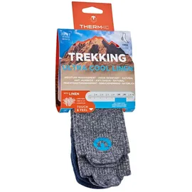 Therm-ic Trekking Ultra Cool Linen Crew 2 Paar Grau 42-44