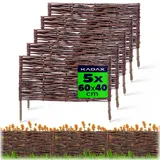Kadax Palisade 60 x 40 cm 5 Stück braun
