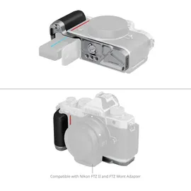 SmallRig L-förmiger Griff für Nikon Z f Silikongriff silber