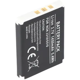 AccuCell Akku passend für Nokia 5510 Akku mit 1450mAh