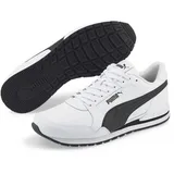 puma white-puma black 46