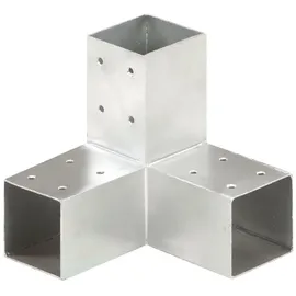 vidaXL Pfostenverbinder Y-Form 71 x 71 mm Silber/Metall