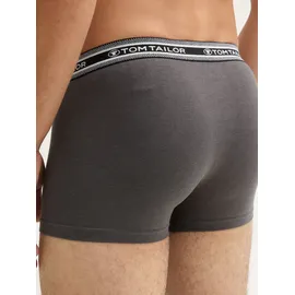 Tom Tailor Herren Kurze Boxershorts im 5er-Pack, schwarz, Uni, Gr. 4