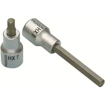 PROXXON 1/2" Innensechskanteinsatz, 10 mm, 100 mm lang