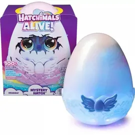 Spin Master Hatchimals Alive Mystery Ei Draggle 25 cm Rosa/Weiß