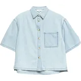 s.Oliver Boxy Denim-Bluse Blau 44