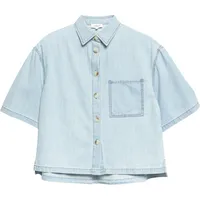 s.Oliver Boxy Denim-Bluse Blau 44