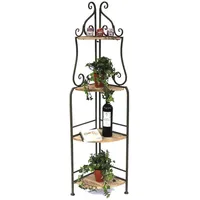DanDiBo Ambiente Eckregal Regal Malega 145 cm Braun