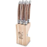 Laguiole Style de Vie Steakmesser Premium Line 6-tlg. Holzfarbe