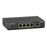 Netgear 5-Port Gigabit Ethernet Unmanaged PoE+ Switch (GS305PP): mit 4 PoE+ bei 83 W, Desktop- oder Wandbefestigung