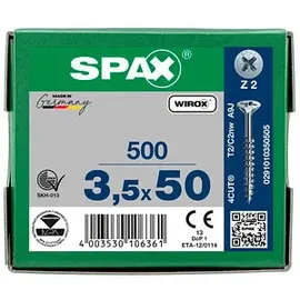 SPAX Universalschrauben 3,5 x 50 mm 500 Stück