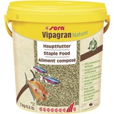 sera Vipagran Nature 3 kg | Hauptfutter Softgranulat | 4% Hochwertiges Insektenmehl | Gesundes Wachstum & kräftige Entwicklung | Für Fische mit kleinem Maul | Keine Farb- & Konservierungsstoffe