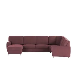 smart Wohnlandschaft  Valencia ¦ rot ¦ Maße (cm): B: 341 H: 90 T: 240.0