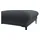flexlux Pouf Salino 100% Polyester 97 x 43 x 76 cm Grau/Schwarz