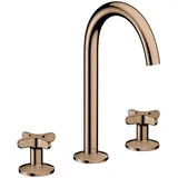 Hansgrohe One 3-Loch Waschtischarmatur Polished Red Gold