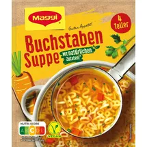 MAGGI Guten Appetit! Buchstaben Suppe ergibt 1L