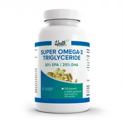 Health+ Super Omega 3 Triglyceride Fischöl Kapseln 120 St