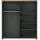 masseno Drehtürenschrank EVOLETTA 200 x 216 x 62 cm Grün