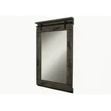 Massivmoebel24 Spiegel Mango 60x8x100 grau lackiert RAILWAY #263