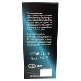 Mojawo System-Lichterkette LED 11 m Dunkelgrün Warmweiß
