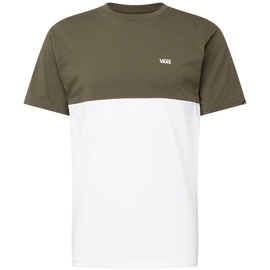 VANS T-Shirt, - Dunkelgrün,Weiß - XXL,