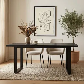 Idimex LESINA 160 x 77 x 80 cm schwarz
