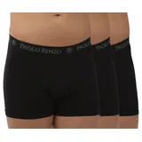 Paolo Renzo Paolo Renzo® Hipster Boxershorts 12 Stück - Größe XXL - Schwarz