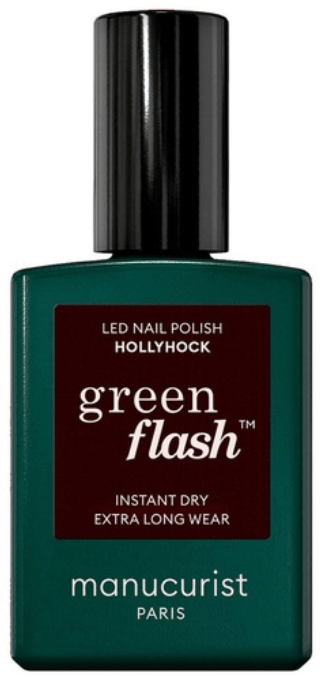 Green Flash Nail Polish Hollyhock