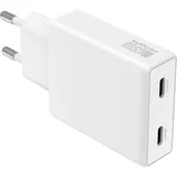 4smarts Netzladegerät PDPlug Slim 65W GaN 2C weiß