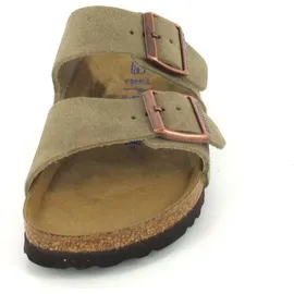 Birkenstock Arizona Weichbettung Veloursleder schmal taupe 36