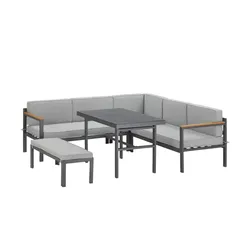 Lounge-Set  Split ¦ grau