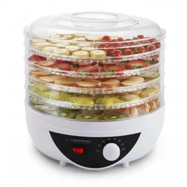 Esperanza Dörrautomat EKD002, 250 Watt, 5 Etagen, für Fleisch und Obst, Durchmesser: 25cm